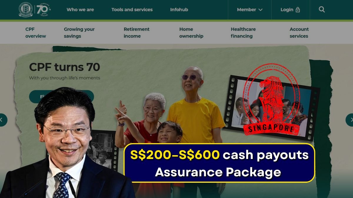 S$200–S$600 cash payouts Assurance Package
