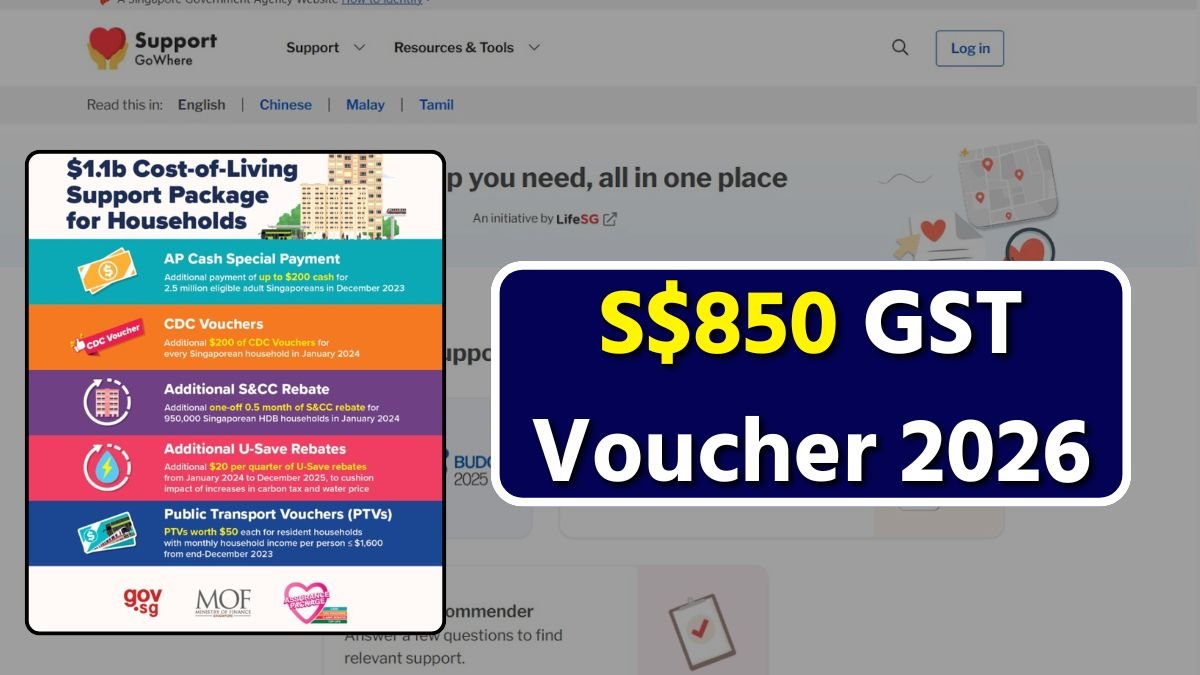 S$850 GST Voucher 2026